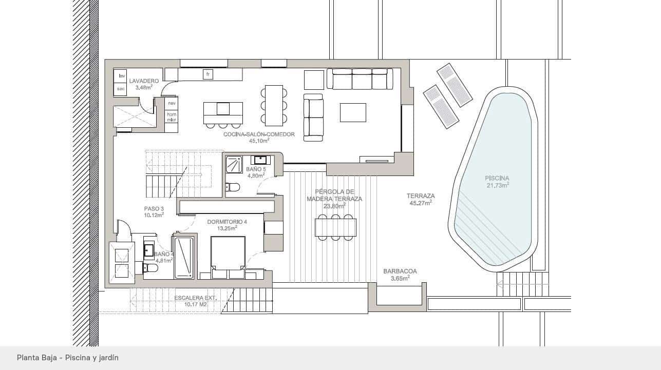 4 soverom Villa til salgs i Benissa med svømmebasseng garasje - € 1 150 000 (Ref: 6160535)