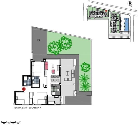 3 soverom Leilighet til salgs i Les Bassetes - El Marjal, Dénia med svømmebasseng garasje - € 385 000 (Ref: 9535913)