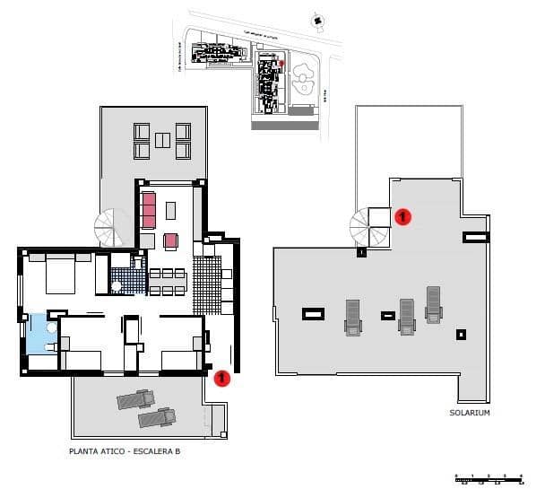 3 soveværelse Penthouse til salg i Denia med swimmingpool garage - € 499.000 (Ref: 9535915)