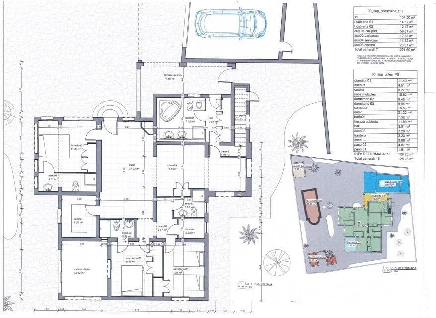 4 sovrum Villa till salu i Moraira med pool garage - 850 000 € (Ref: 9738541)