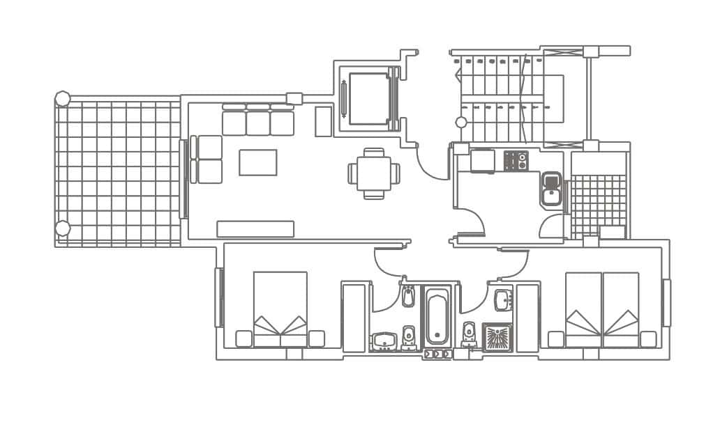 Apartamento de 2 habitaciones en Dénia en venta con piscina garaje - 280.000 € (Ref: 8399718)