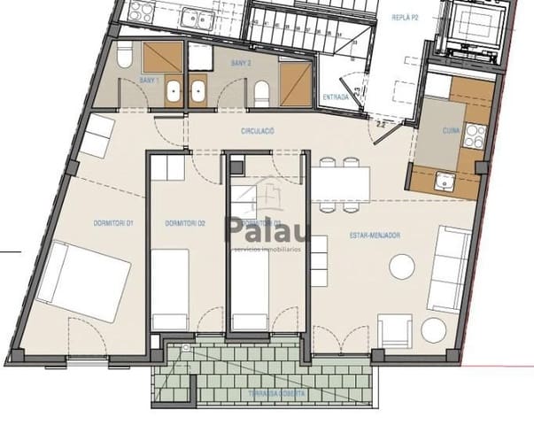 Piso de 2 habitaciones en Ciutadella, Ciutadella de Menorca en venta - 328.800 € (Ref: 9515919)