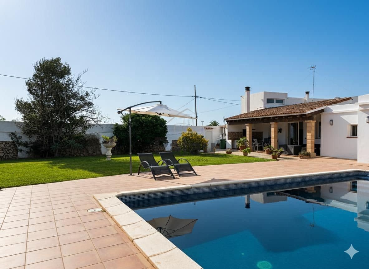 5 soveværelse Finca/Landehus til salg i Ciutadella de Menorca med swimmingpool garage - € 1.050.000 (Ref: 9515965)