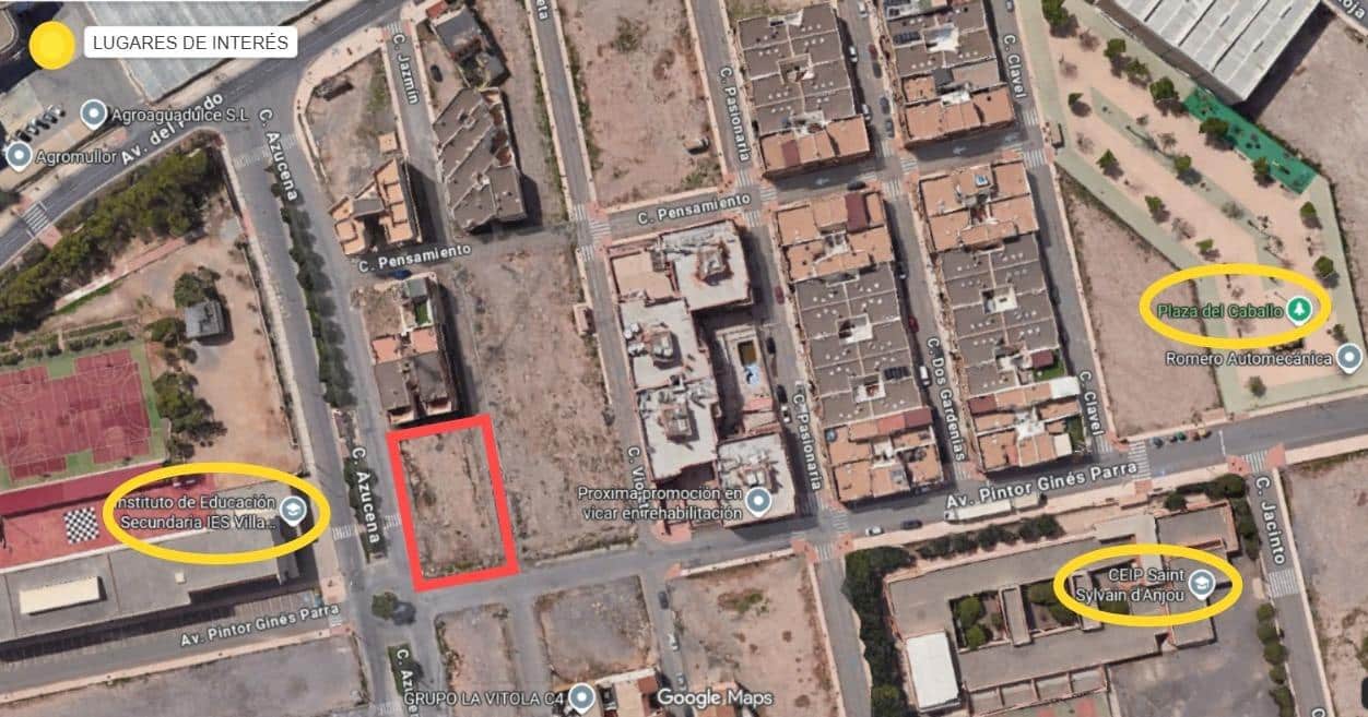 Building Plot for sale in La Gangosa - € 83,600 (Ref: 9975728)