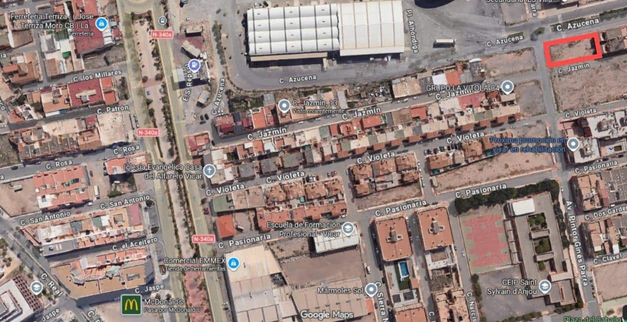 Building Plot for sale in La Gangosa - € 83,600 (Ref: 9975728)