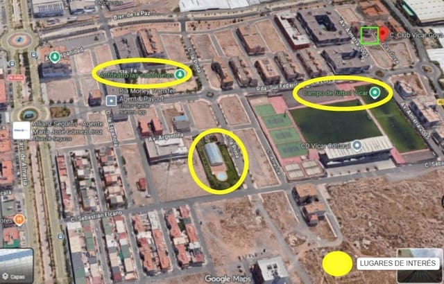 Byggegrund til salg i Las Cabañuelas, Vícar - € 35.000 (Ref: 9975729)