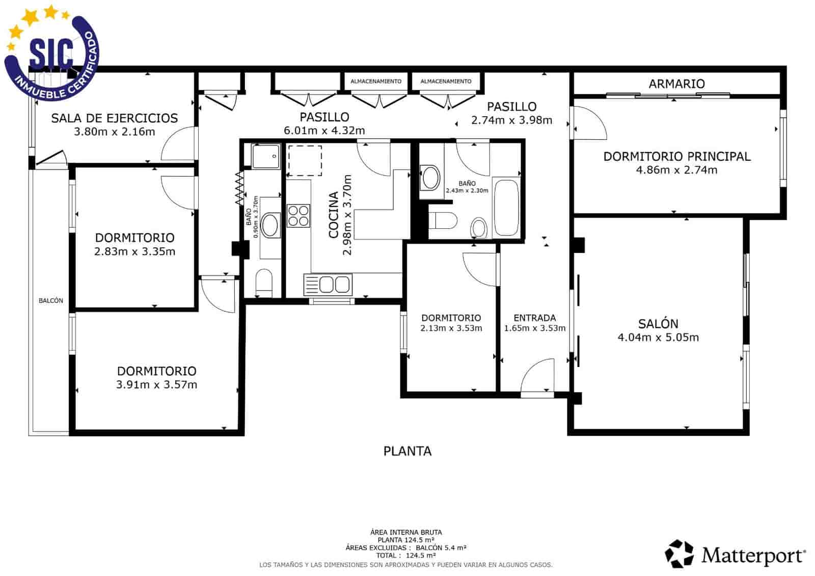 5 bedroom Flat for sale in Valencia city - € 440,000 (Ref: 10022603)