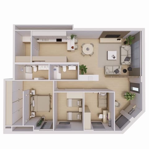 3 slaapkamer Flat te koop in La Vall d'Uixó met garage - € 209.000 (Ref: 10165186)