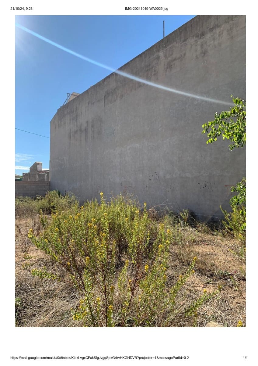 Byggetomt til salgs i Benifaio - € 270 000 (Ref: 8573887)