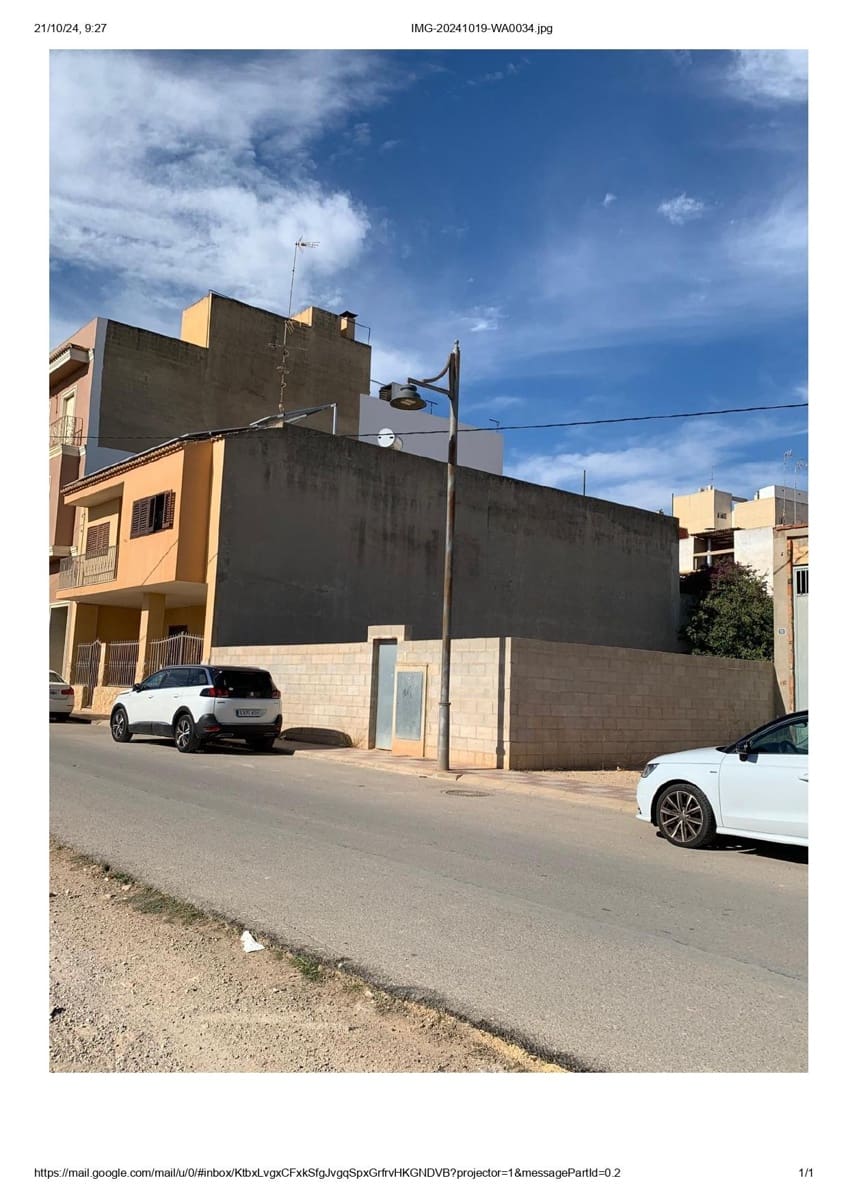 Byggetomt til salgs i Benifaio - € 270 000 (Ref: 8573887)