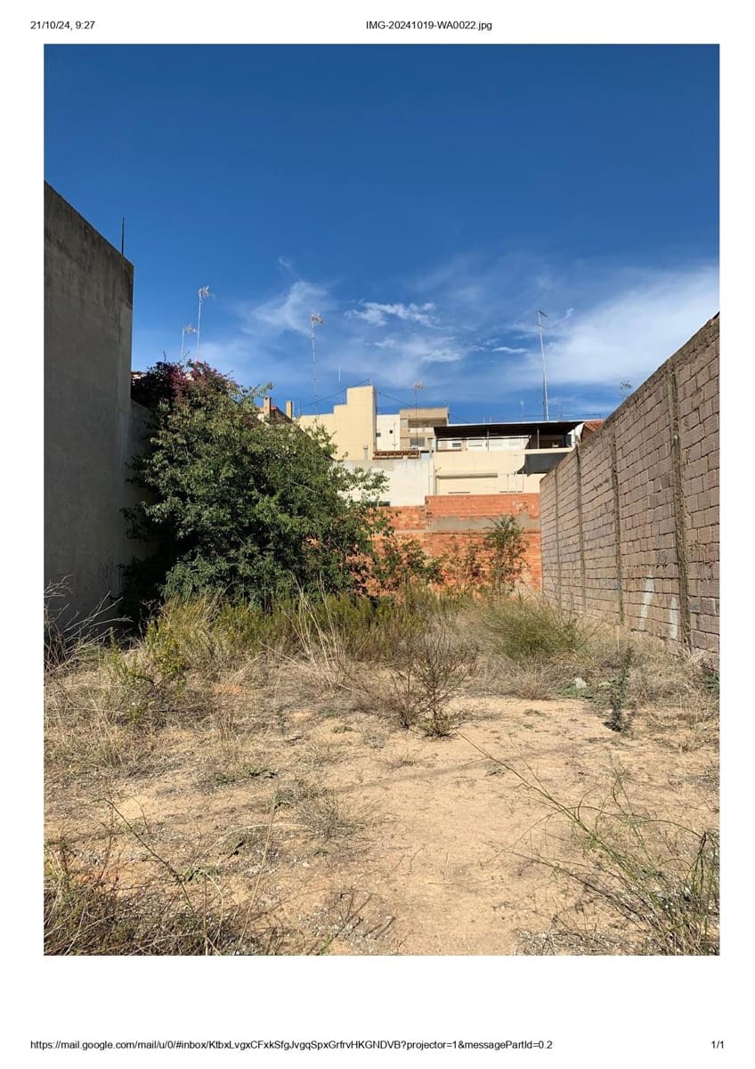 Byggetomt til salgs i Benifaio - € 270 000 (Ref: 8573887)