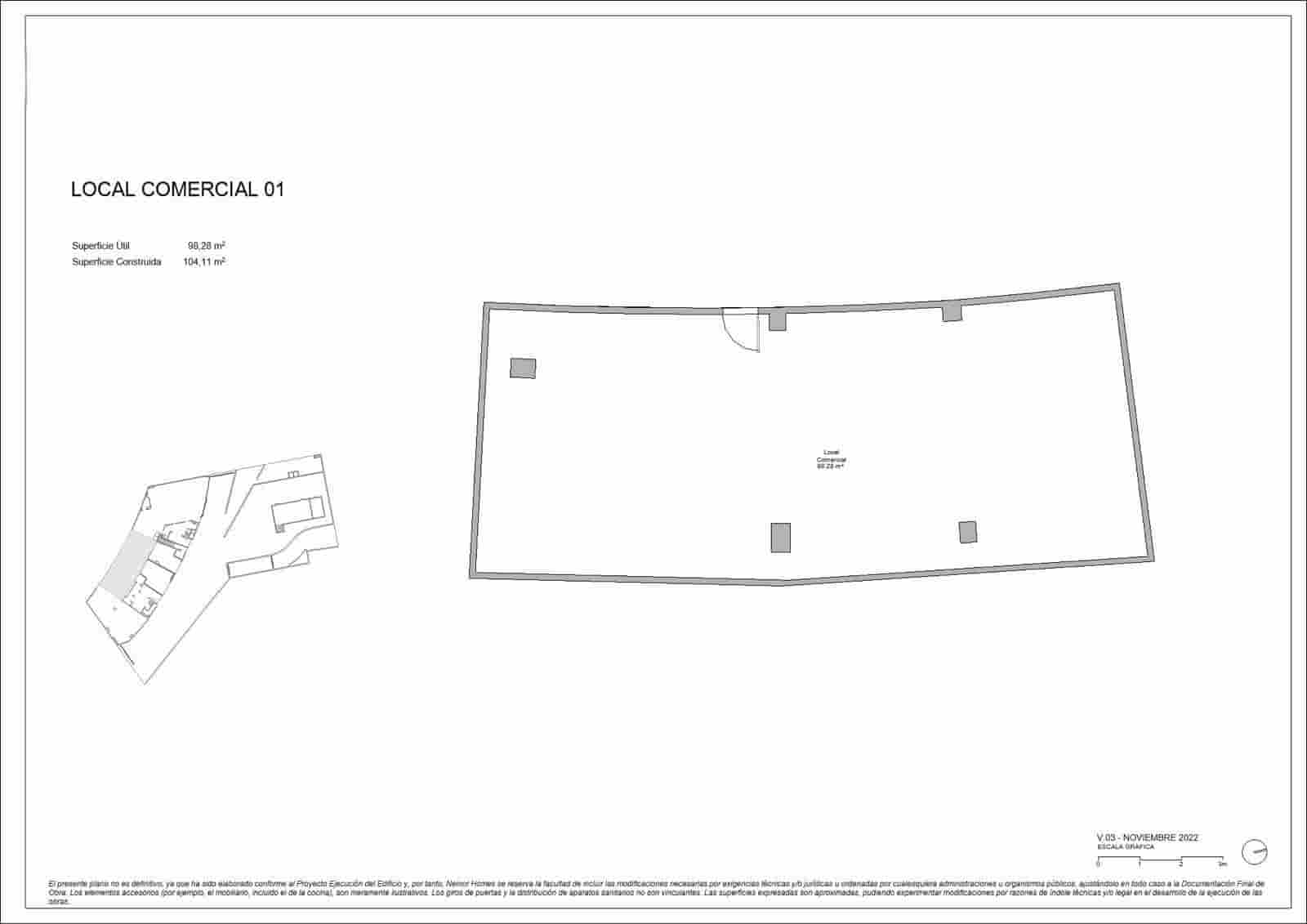 Komercyjne do wynajęcia w Miasto Walencja - 950 € (Ref: 8867113)