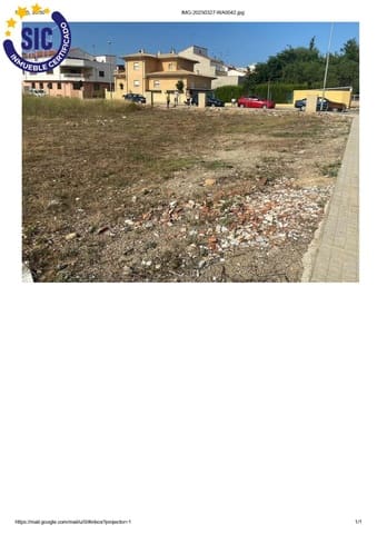 Terreno para Construção para venda em Chella - 80 000 € (Ref: 8921556)