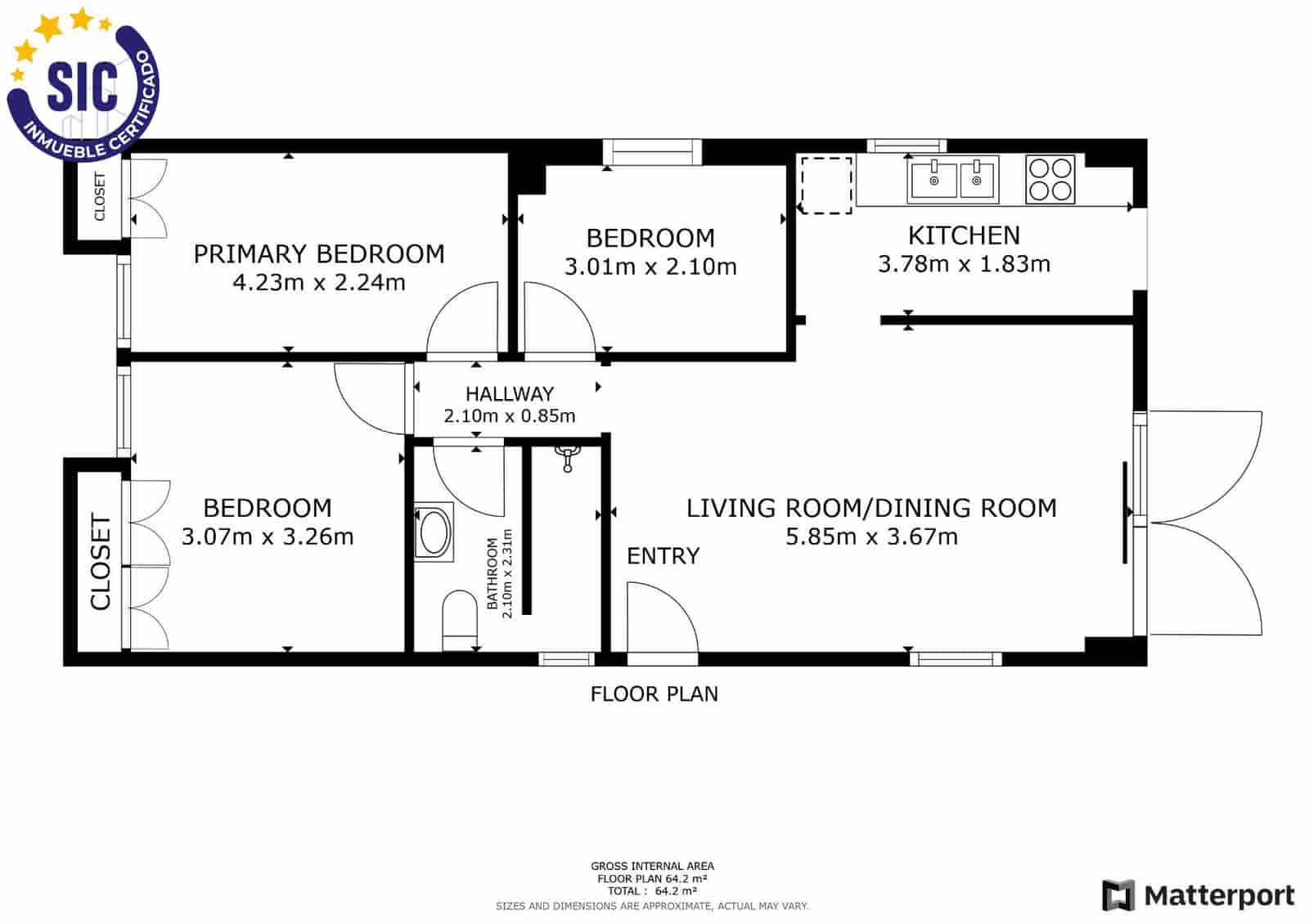4 soveværelse Lejlighed til salg i Valencia by med swimmingpool garage - € 340.000 (Ref: 9095380)