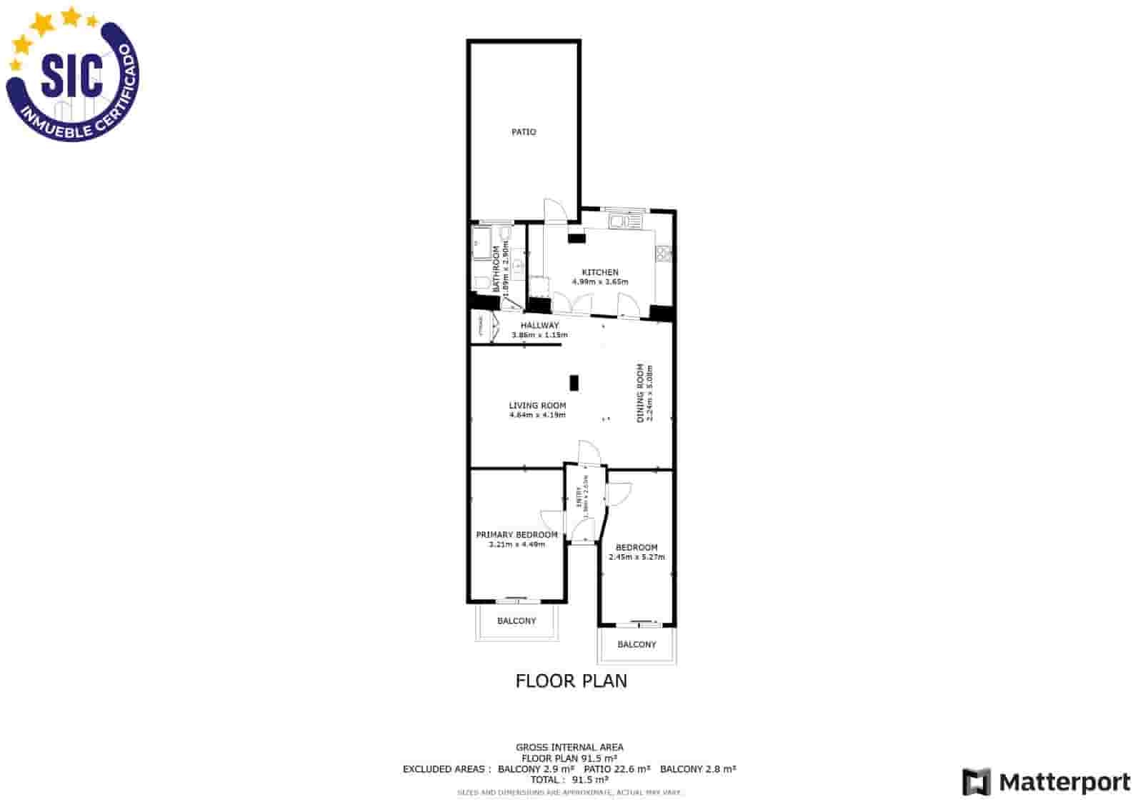 2 soveværelse Lejlighed til salg i Valencia by - € 275.000 (Ref: 9163952)