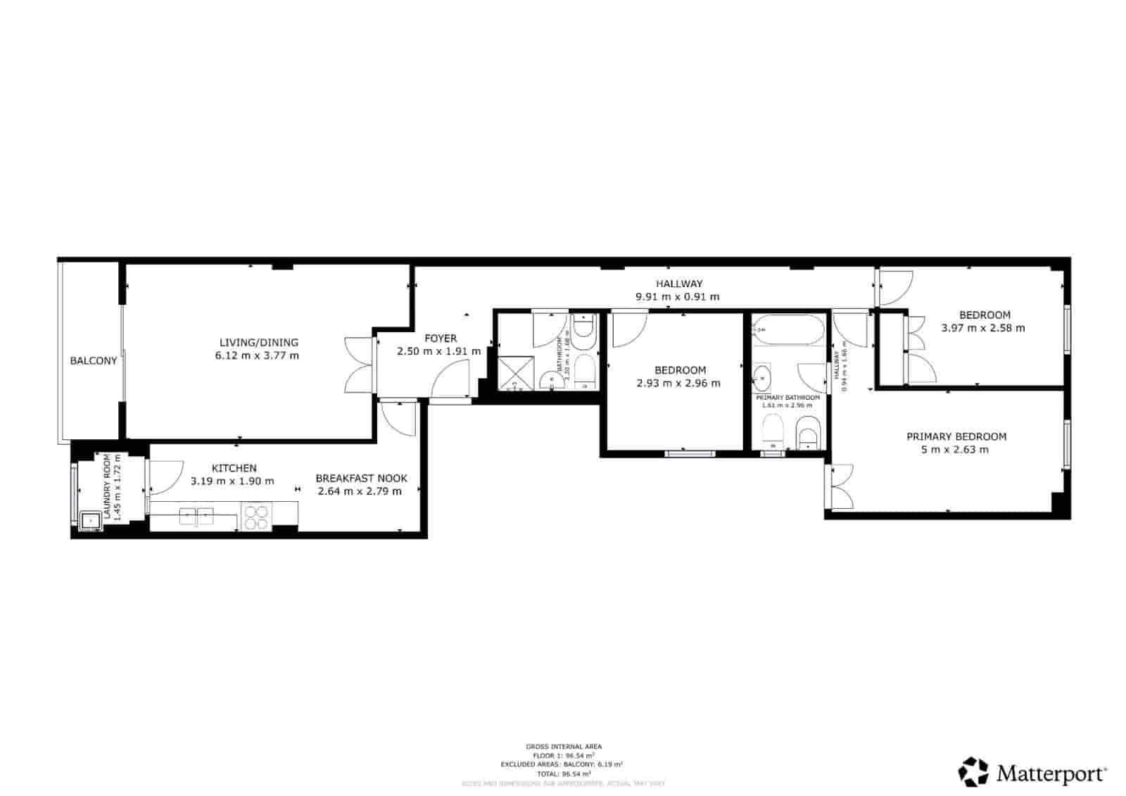 3 camera da letto Appartamento in vendita in Valencia citta con garage - 260.000 € (Rif: 9382711)