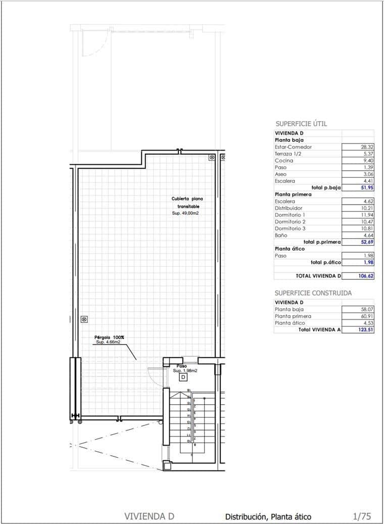 3 soverom Rekkehus til salgs i Moncofa med garasje - € 332 000 (Ref: 9450425)