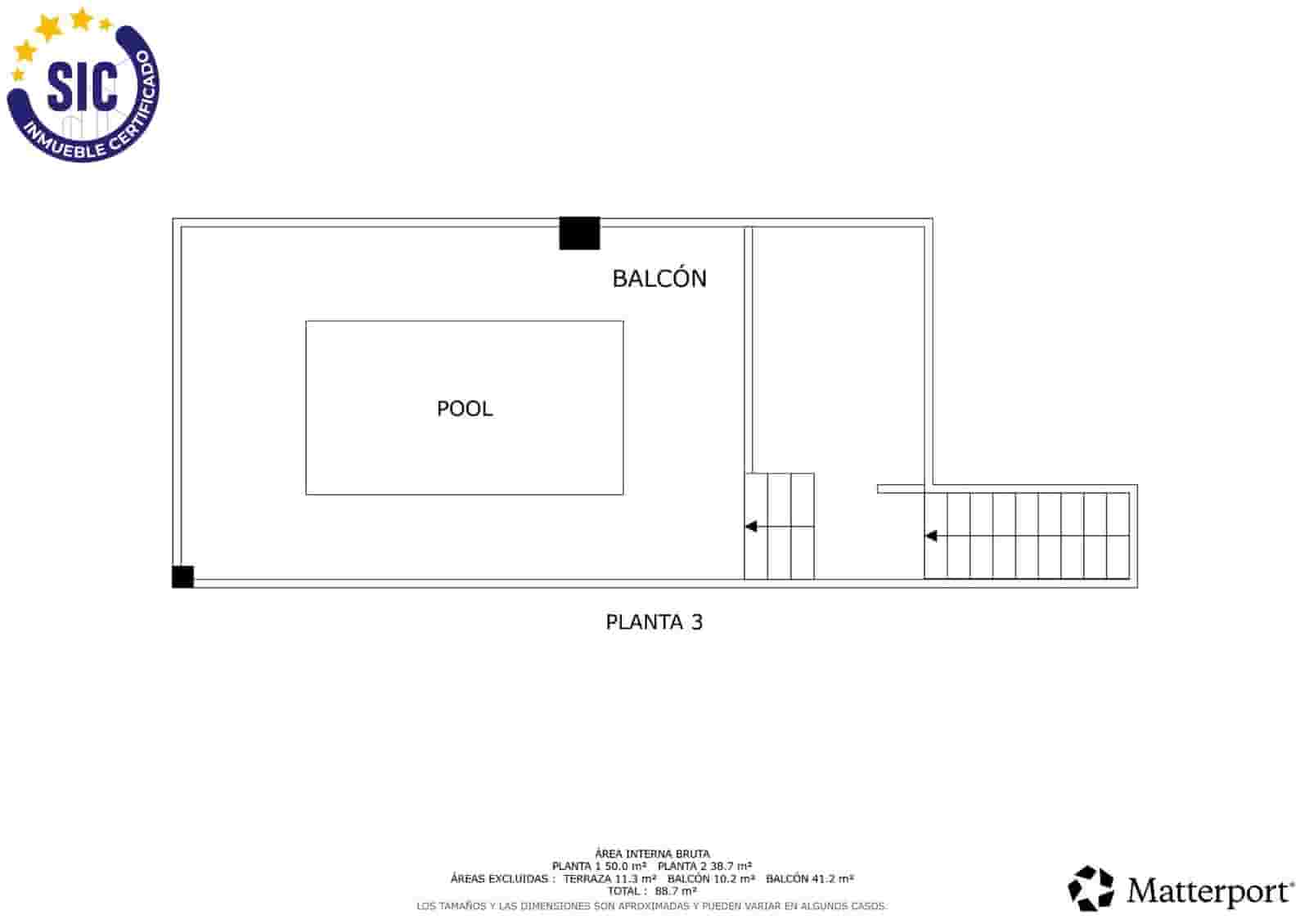 3 Zimmer Doppelhaus zu verkaufen in Oliva mit Pool - 199.000 € (Ref: 9513560)