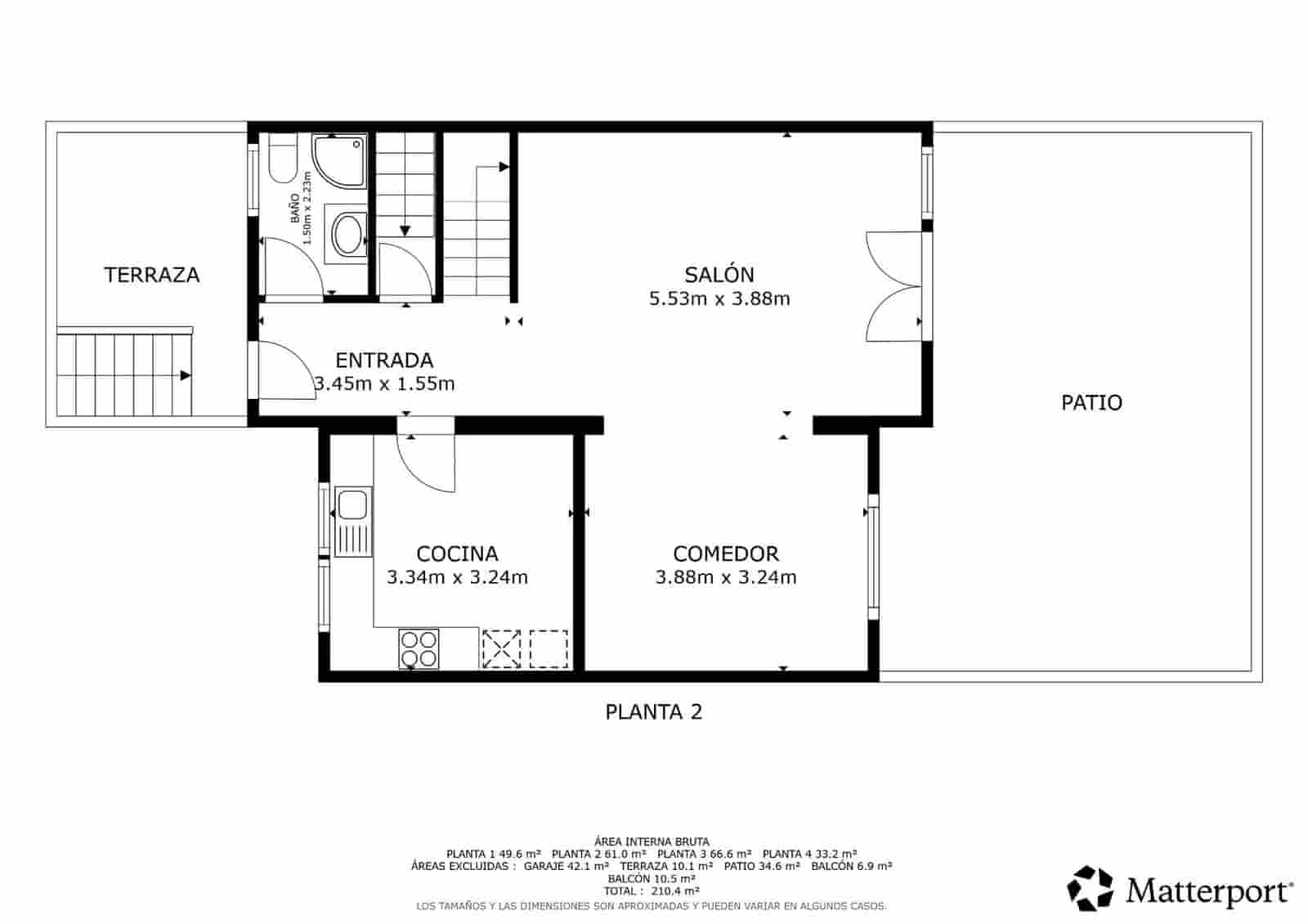 3 bedroom Terraced Villa for sale in La Canada with pool garage - € 460,000 (Ref: 9584516)