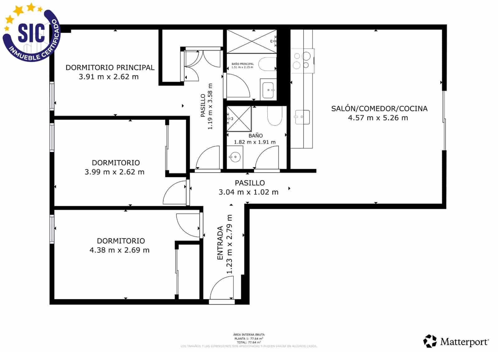Piso de 3 habitaciones en Puig en venta con piscina - 445.000 € (Ref: 9670874)