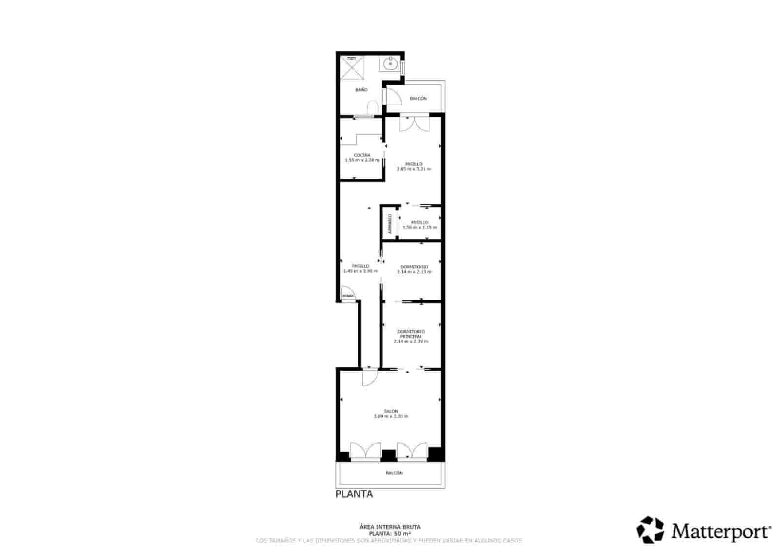 2 bedroom Flat for sale in Valencia city - € 195,000 (Ref: 9799416)