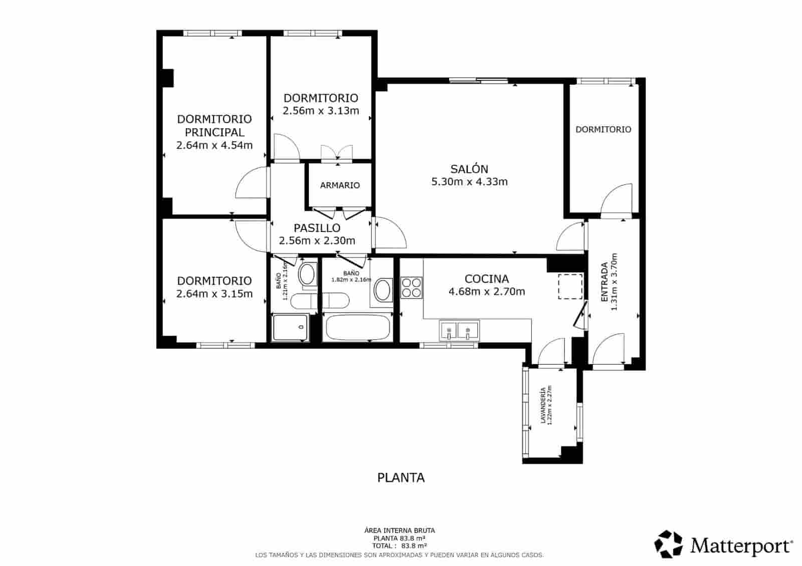 4 Zimmer Wohnung zu verkaufen in Valencia Stadt - 350.000 € (Ref: 9812277)