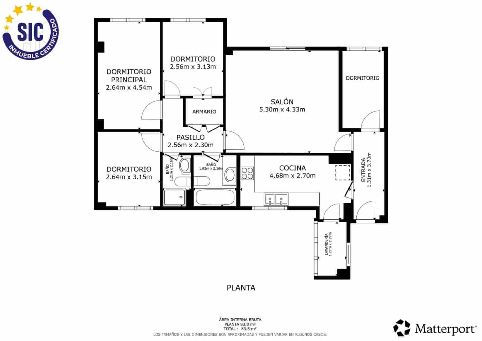 4 camera da letto Appartamento in vendita in Valencia citta - 350.000 € (Rif: 9812277)