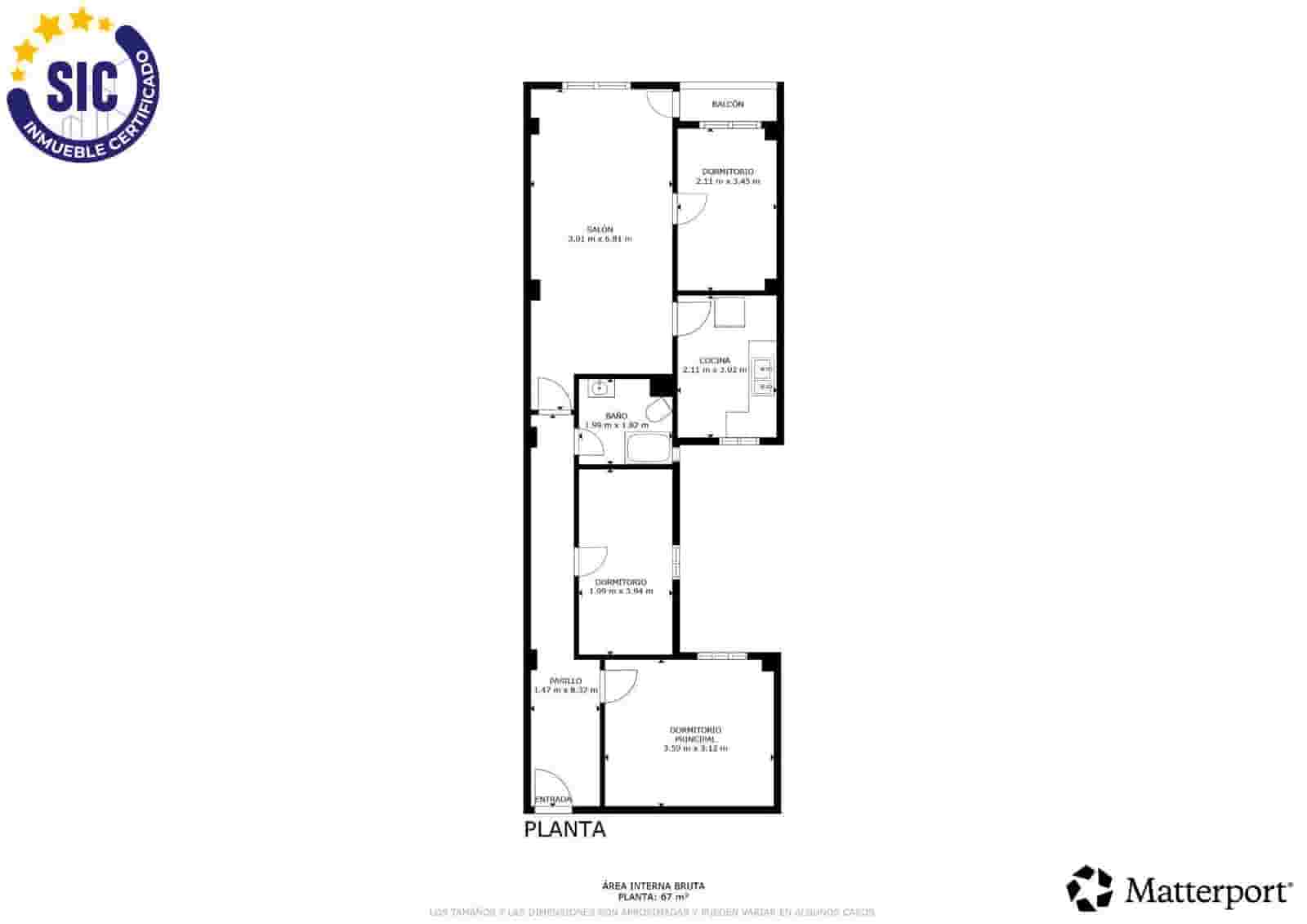 3 quarto Apartamento para venda em Xirivella - 145 000 € (Ref: 9846583)