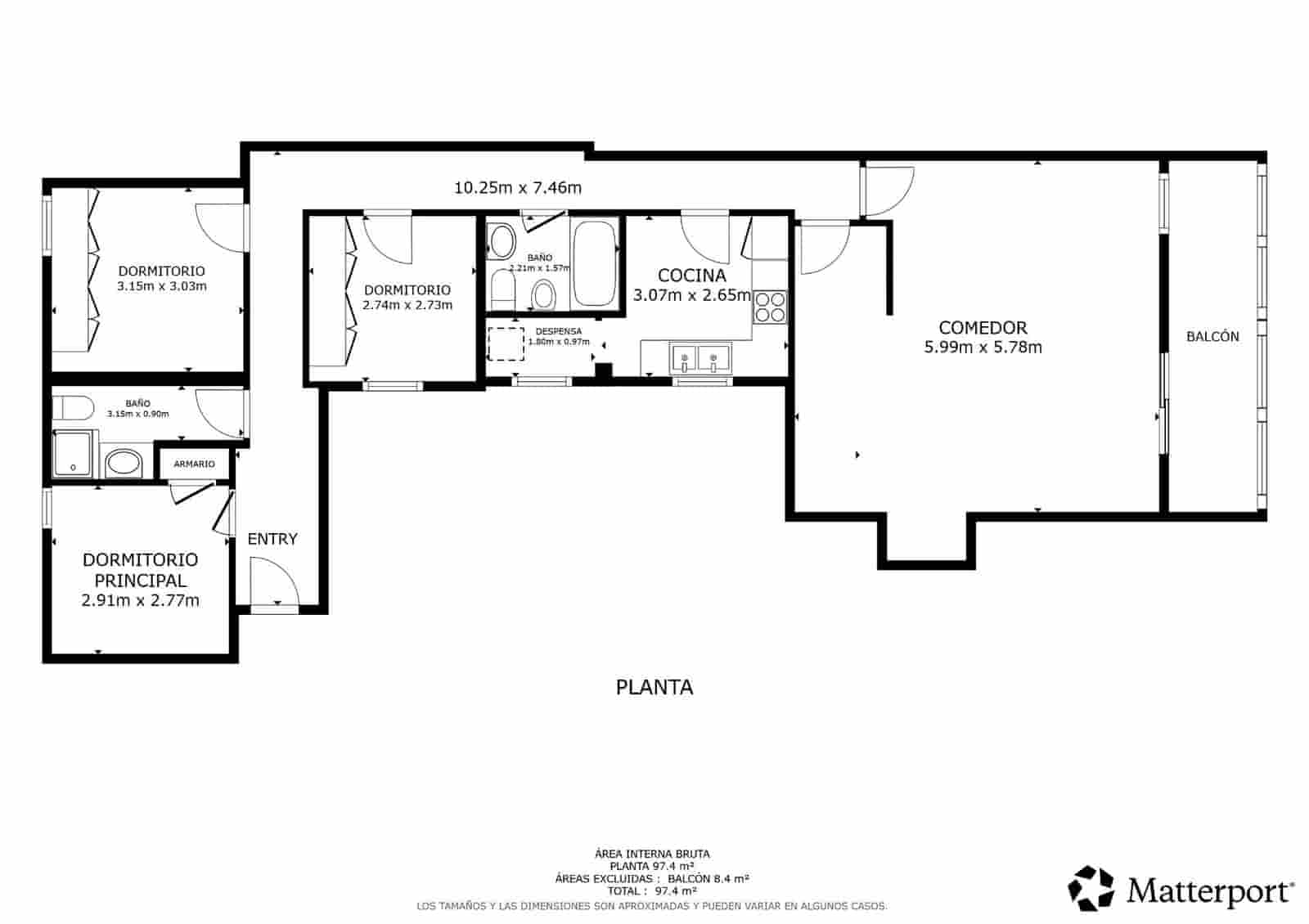 Piso de 4 habitaciones en València ciudad en venta con garaje - 399.000 € (Ref: 9873680)