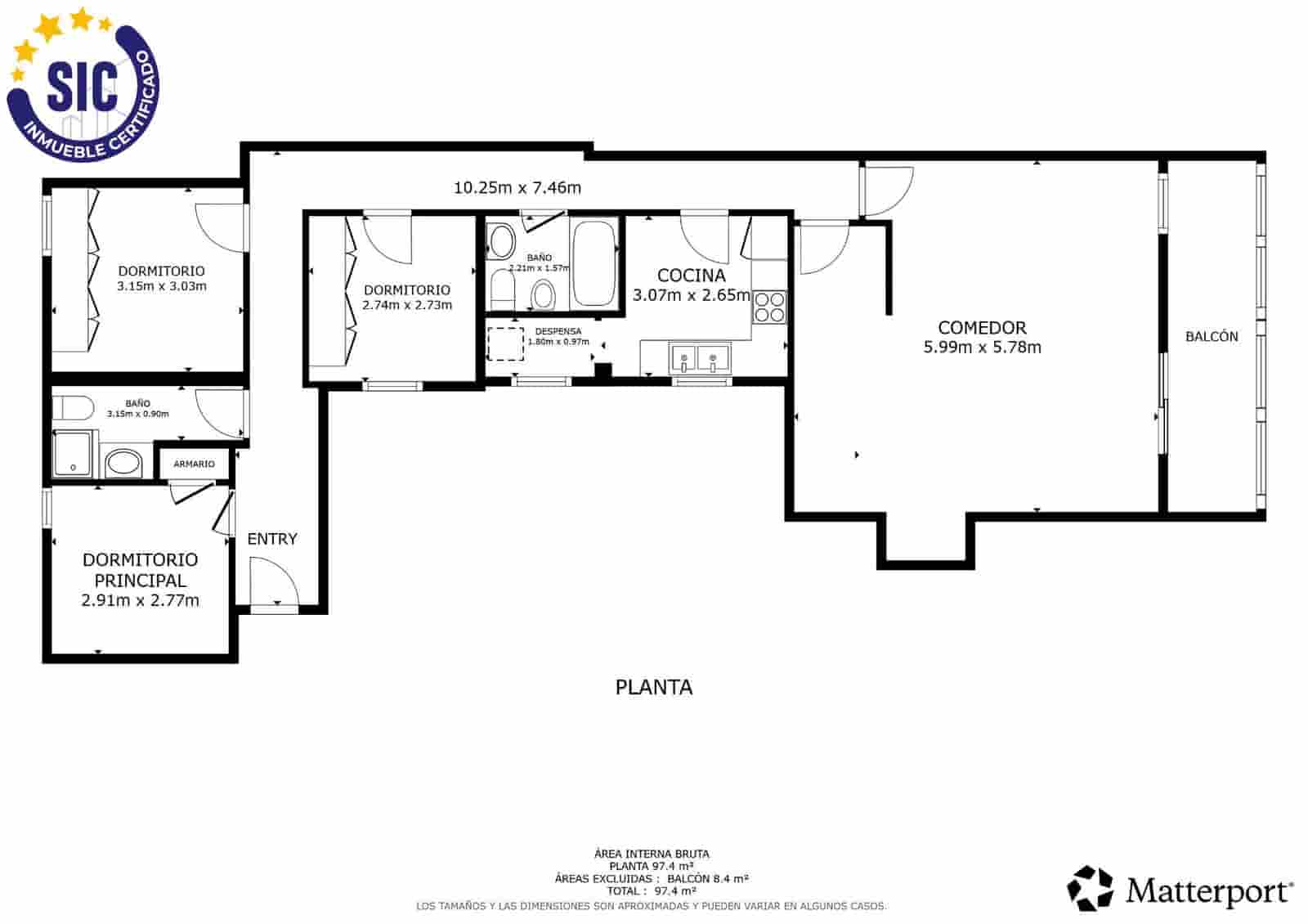 4 soverom Leilighet til salgs i Valencia by med garasje - € 390 000 (Ref: 9873680)