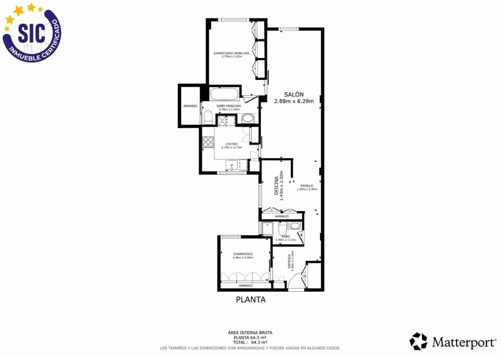 3 bedroom Flat for sale in Valencia city - € 490,000 (Ref: 9896197)