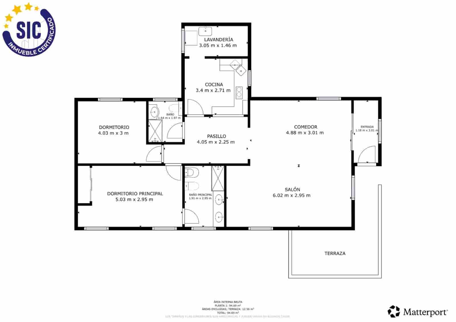 2 bedroom Villa for sale in Torrent with garage - € 399,000 (Ref: 9898967)