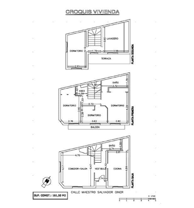 4 chambre Villa/Maison Mitoyenne à vendre à Casinos - 190 000 € (Ref: 9908132)