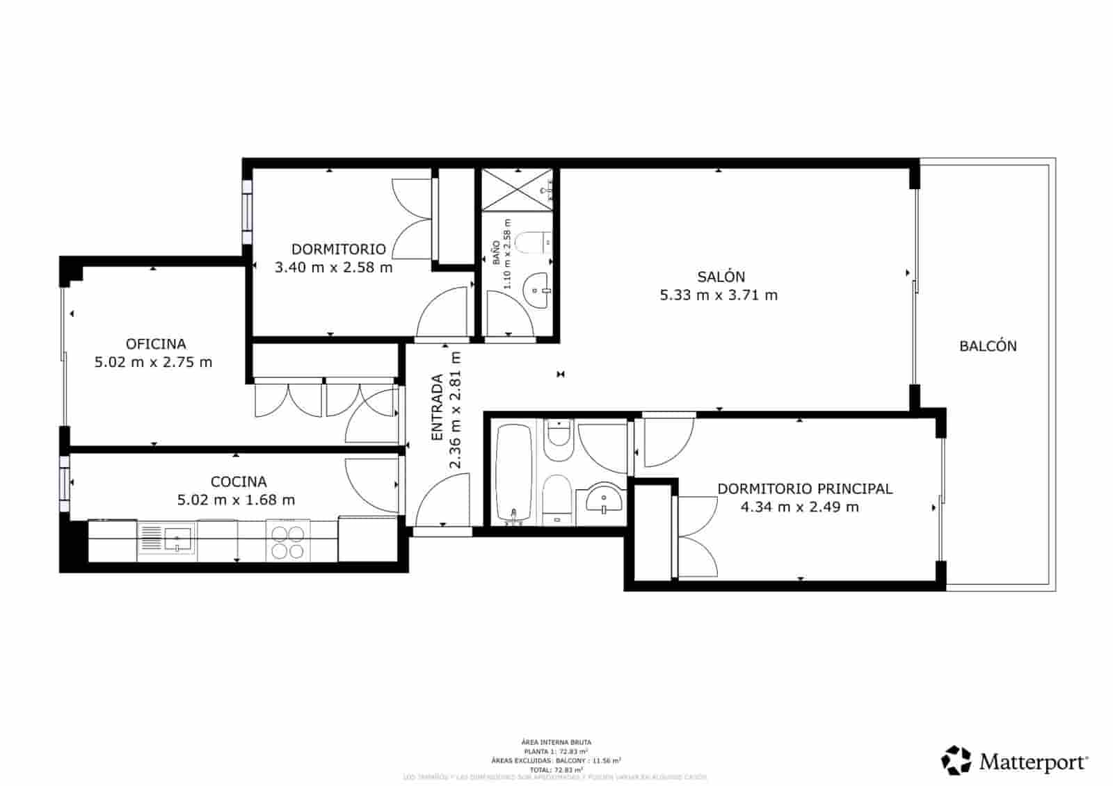 3 bedroom Penthouse for sale in Gandia with pool - € 290,000 (Ref: 9929523)