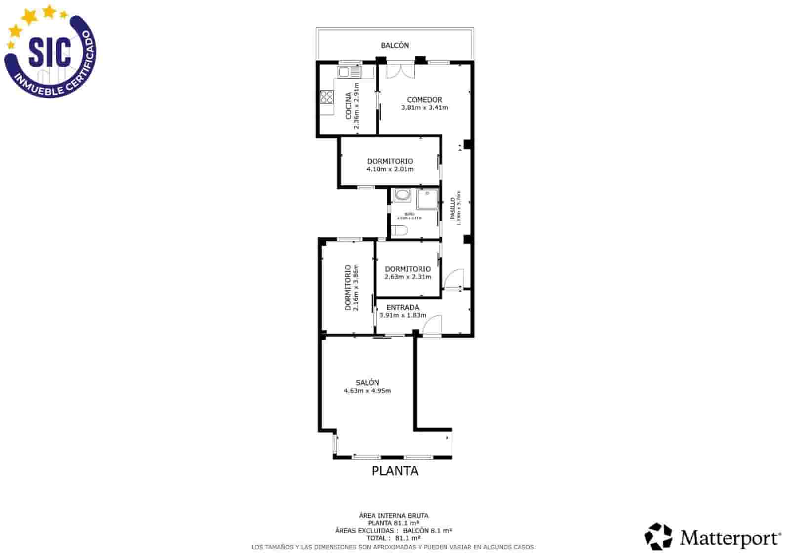 4 soverom Leilighet til salgs i Valencia by - € 340 000 (Ref: 9983122)