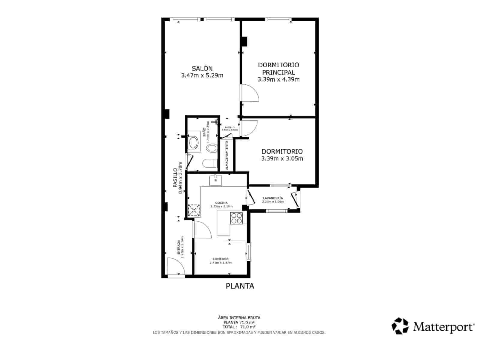 2 camera da letto Appartamento in vendita in Valencia citta - 178.000 € (Rif: 9983123)