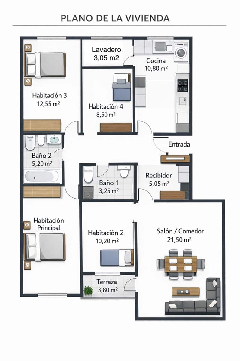 4 quarto Penthouse para venda em Tavernes de la Valldigna com piscina - 240 000 € (Ref: 9998921)