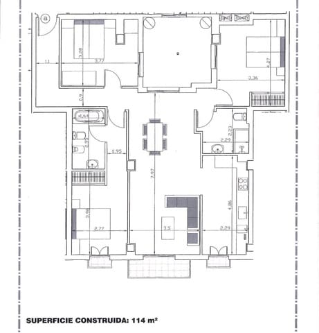 3 soverom Leilighet til salgs i Centro Urbano, La Villajoyosa / Vila Joiosa med garasje - € 365 000 (Ref: 10148335)
