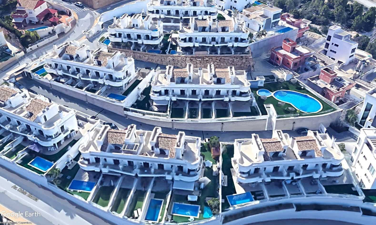 2 bedroom Semi-detached Villa for sale in Finestrat with pool garage - € 359,000 (Ref: 10159094)