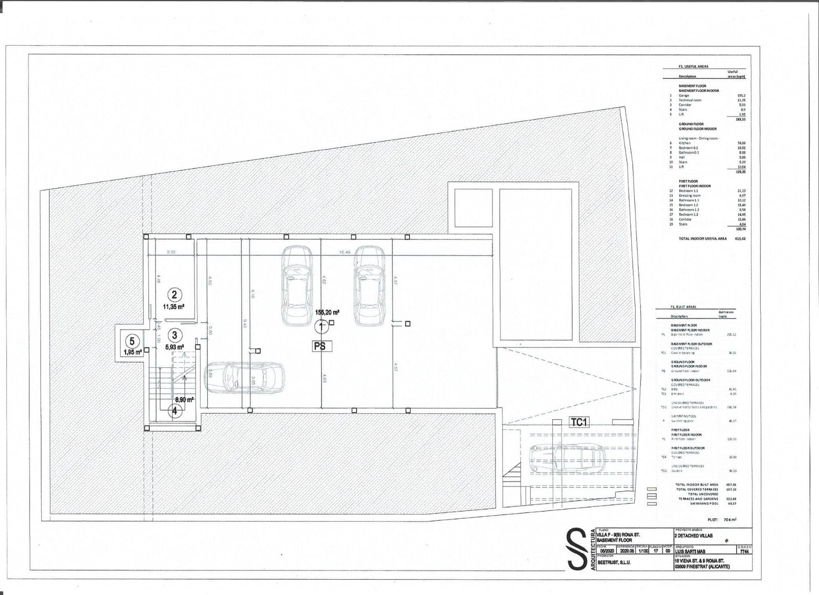 4 soverom Villa til salgs i Finestrat med svømmebasseng garasje - € 1 750 000 (Ref: 7346758)