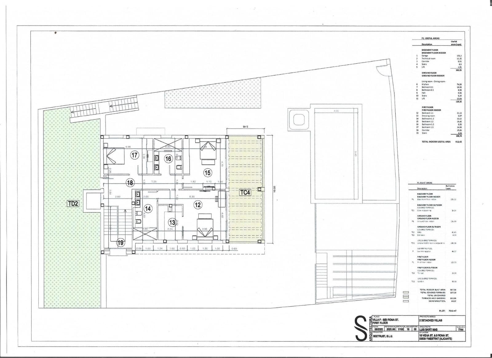 4 soverom Villa til salgs i Finestrat med svømmebasseng garasje - € 1 750 000 (Ref: 7346758)