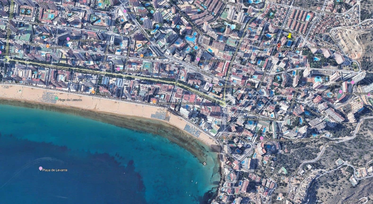 2 camera da letto Appartamento in vendita in Benidorm - 163.000 € (Rif: 9455937)