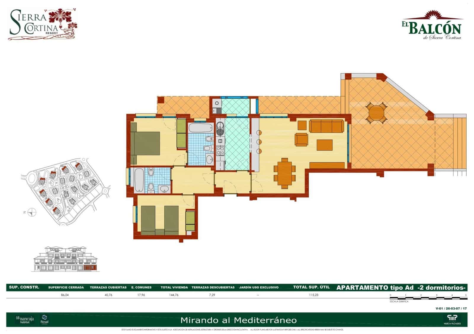 2 sovrum Lägenhet till salu i Finestrat med pool garage - 350 000 € (Ref: 9535579)
