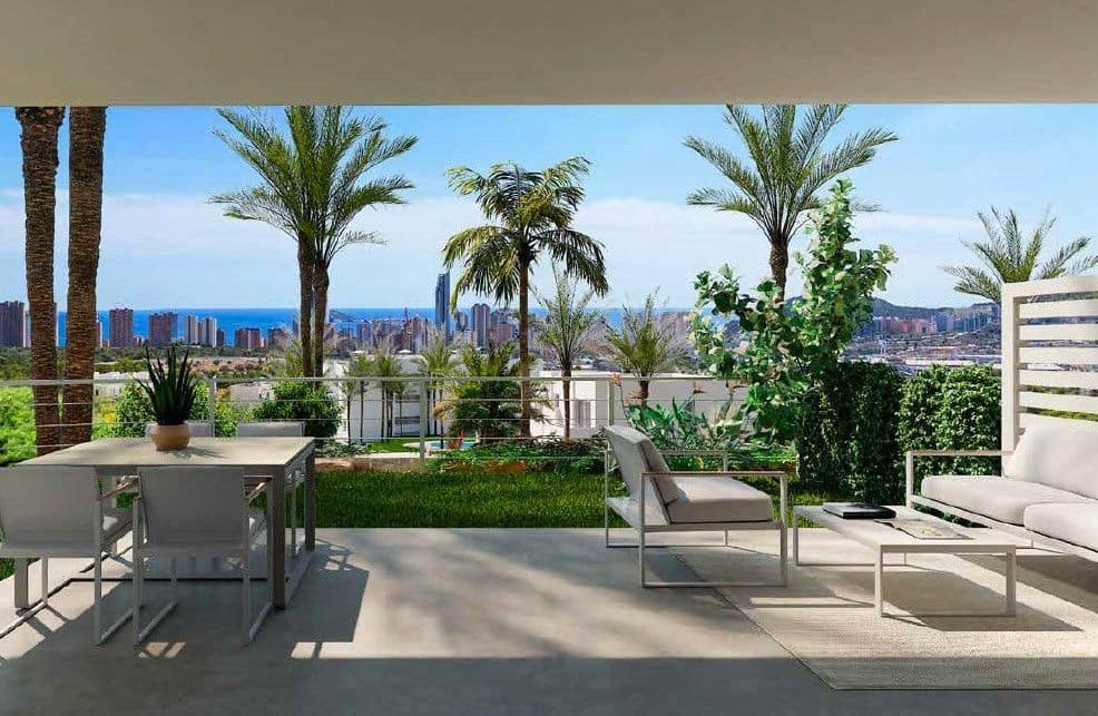 2 soveværelse Lejlighed til salg i Finestrat med swimmingpool garage - € 375.000 (Ref: 9627291)