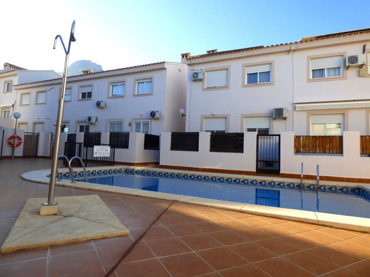 2 soveværelse Semi-Rækkehus til salg i Polop med swimmingpool garage - € 223.000 (Ref: 9627292)