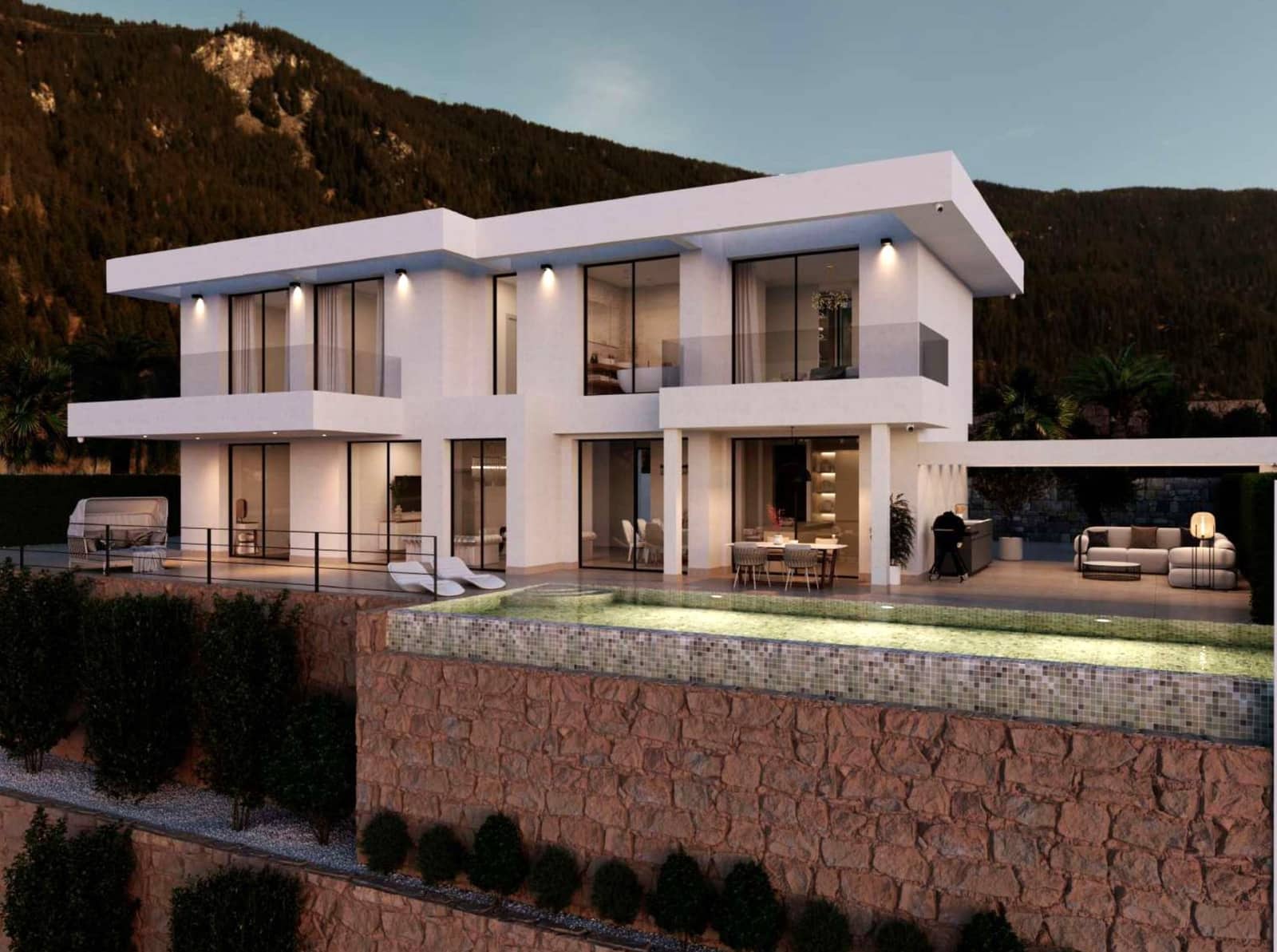 5 Zimmer Villa zu verkaufen in Finestrat mit Pool Garage - 2.600.000 € (Ref: 9954774)