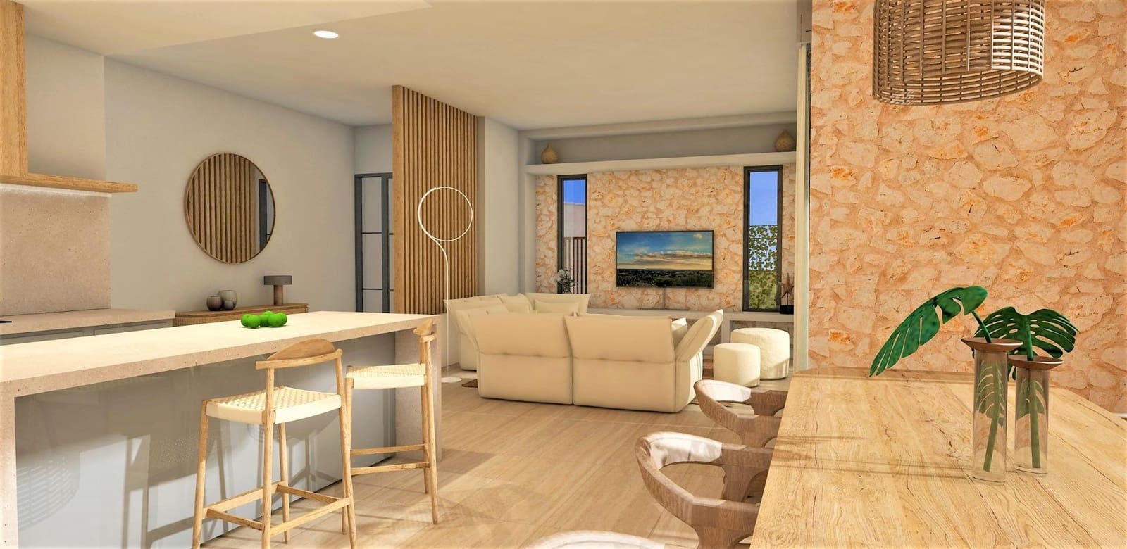 3 soveværelse Byhus til salg i Ses Salines med swimmingpool - € 1.650.000 (Ref: 7544263)