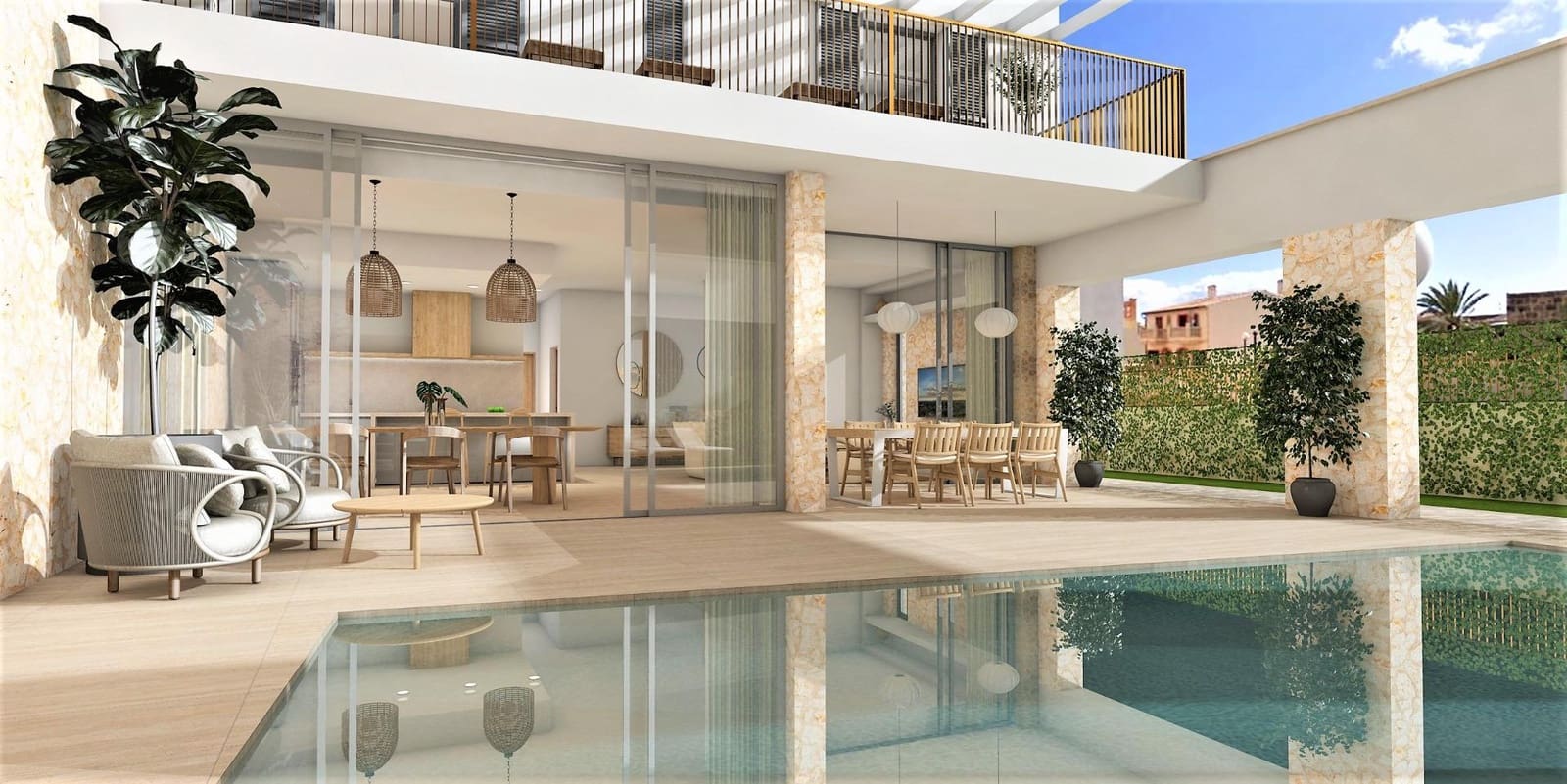 3 soveværelse Byhus til salg i Ses Salines med swimmingpool - € 1.650.000 (Ref: 7544263)