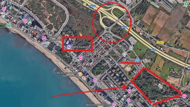 2 makuuhuone Kattohuoneisto myytävänä paikassa Can Pastilla, Palma de Mallorca - 520 000 € (Ref: 9530542)