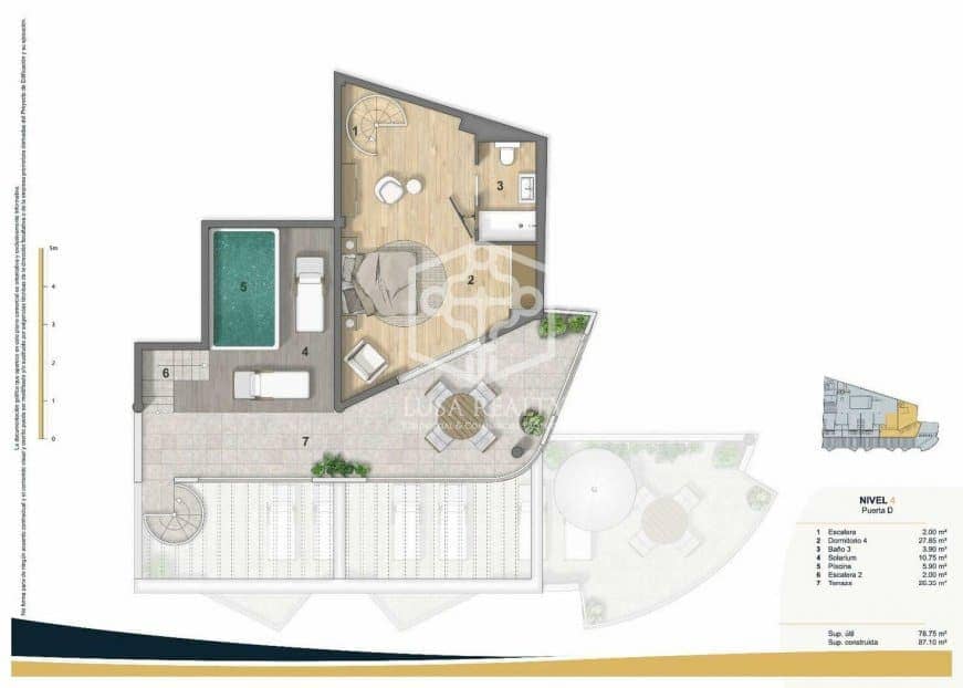 4 soveværelse Lejlighed til salg i Santiago del Teide - € 1.150.000 (Ref: 8267255)